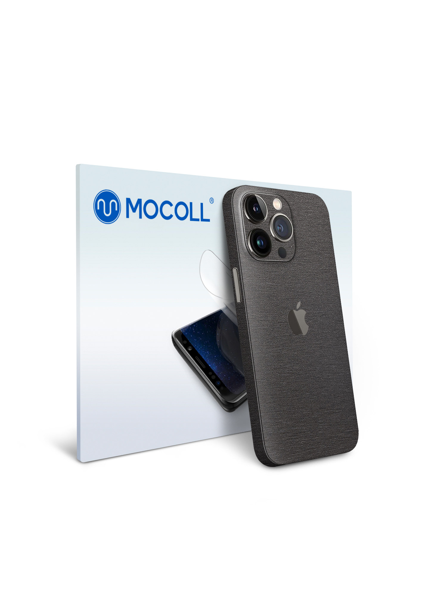 

Гидрогелевая защитная пленка MOCOLL для задней панели Apple iPhone 13 Pro Металлик Черный