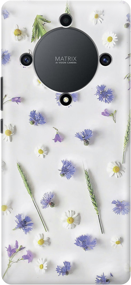 

Ультратонкий силиконовый чехол-накладка для Honor X9a с принтом, Белый;зеленый;фиолетовый, 20000555
