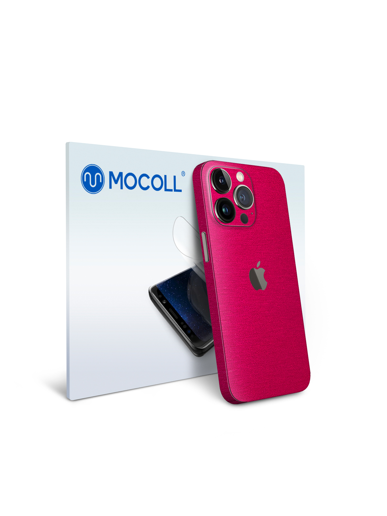 

Гидрогелевая защитная пленка MOCOLL для задней панели Apple iPhone 13 Pro Металлик Розовый