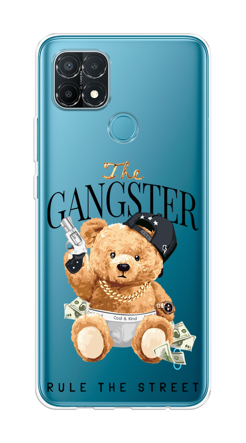 

Чехол на Oppo A15/A15s "The Gangster", Бежевый;серый;черный, 254750-6