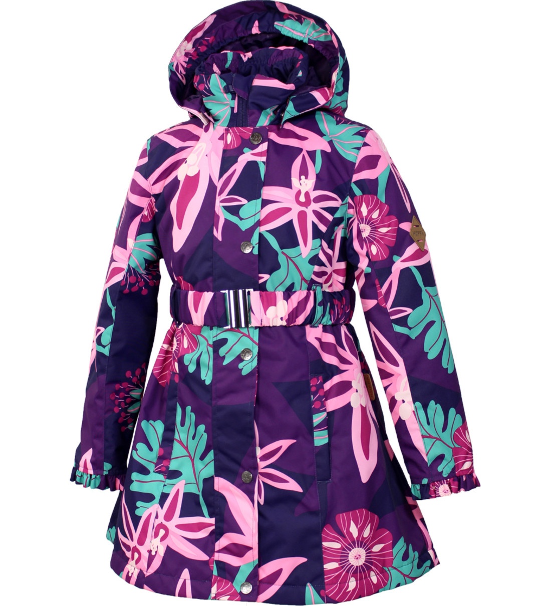 фото Пальто для девочек huppa цв. разноцветный р-р. 128