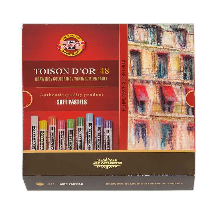 

Пастель KOH-I-NOOR художественная Toison d'or, мягкая, набор 48 цв., Разноцветный
