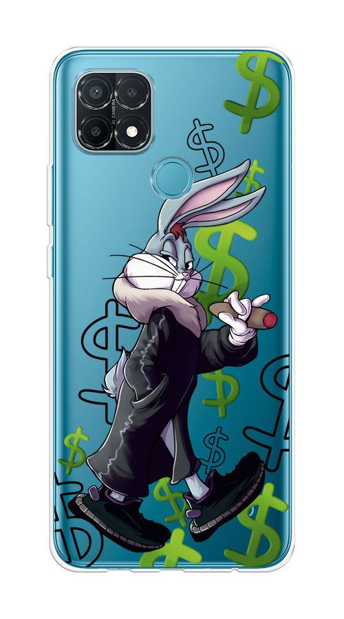 

Чехол на Oppo A15/A15s "Rich Bugs Bunny", Зеленый;черный;голубой, 254750-6