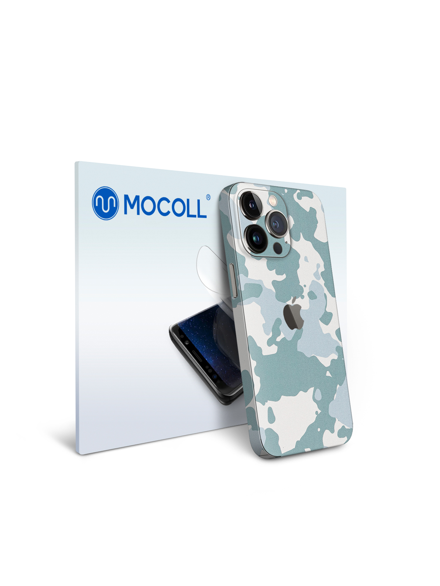 

Гидрогелевая защитная пленка MOCOLL для задней панели Apple iPhone 13 Pro Хаки Серый
