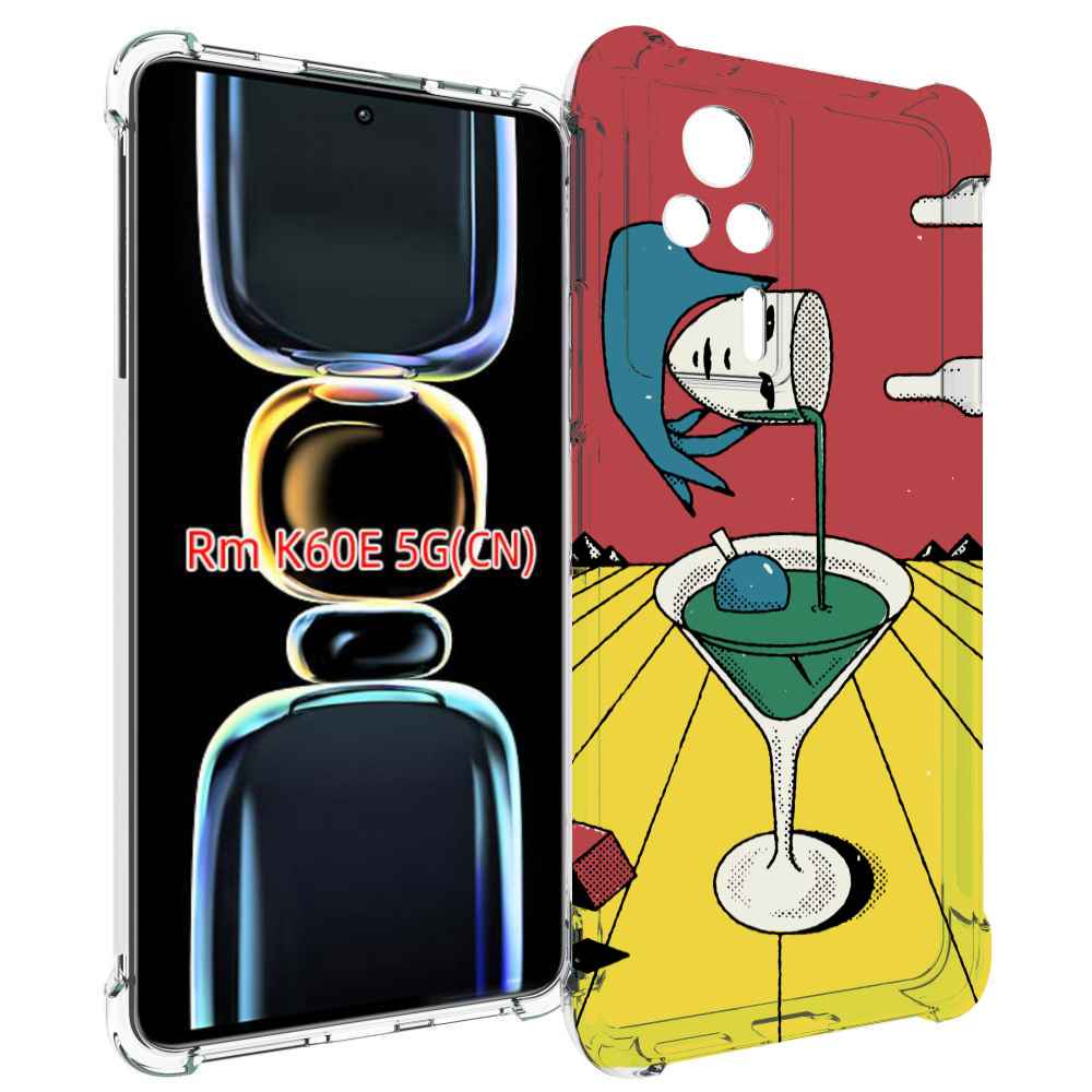 

Чехол MyPads необычный напиток для Xiaomi Redmi K60E, Tocco