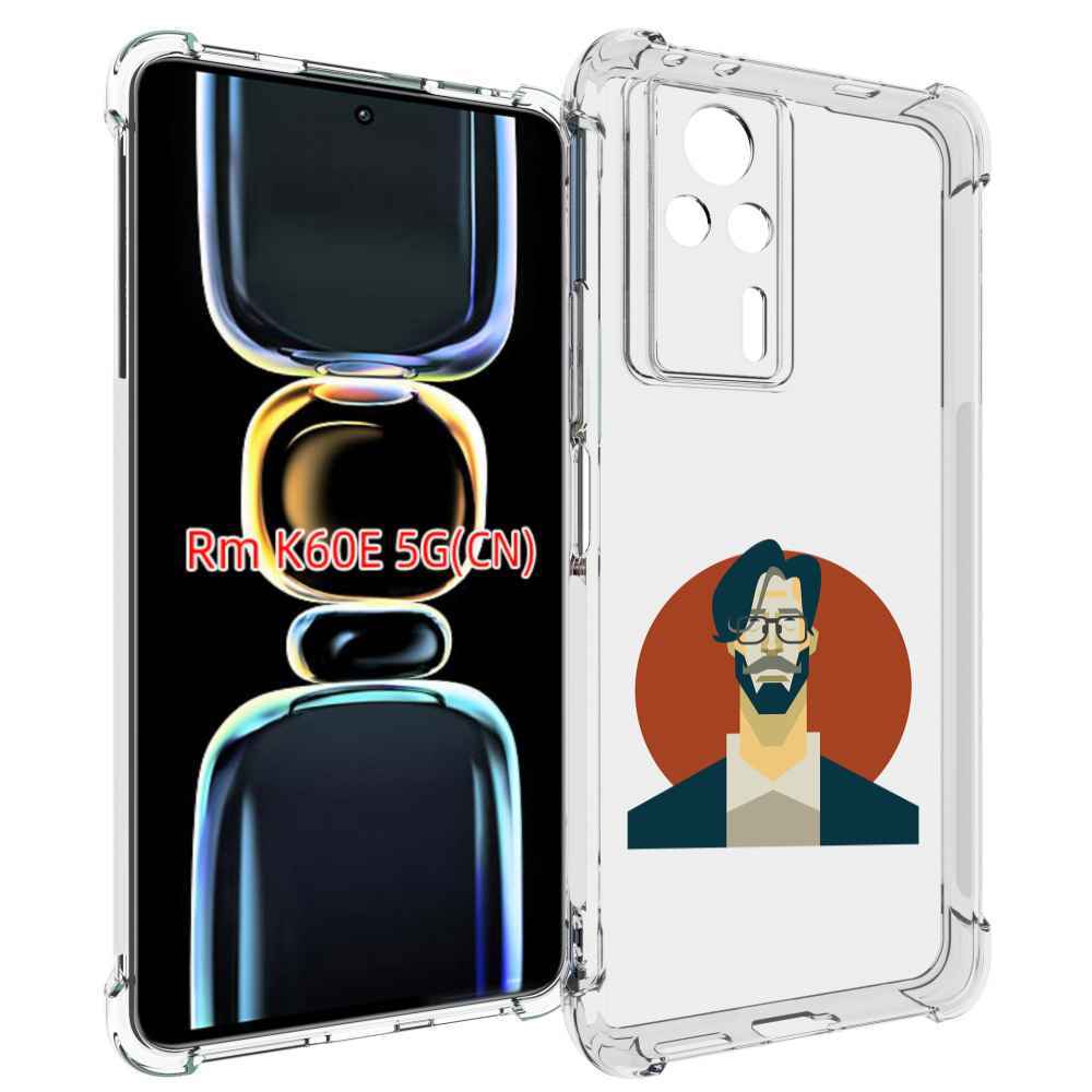

Чехол MyPads мужичек-в-очках для Xiaomi Redmi K60E, Tocco