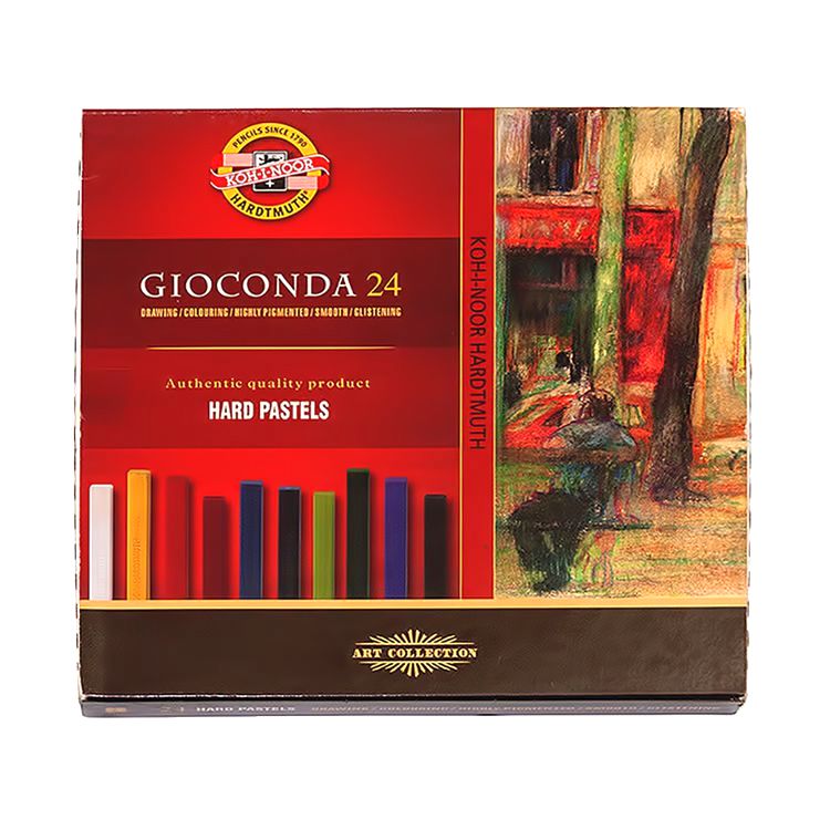 

Пастель KOH-I-NOOR масляная для художников Gioconda, твердая, набор 24 цв., Разноцветный