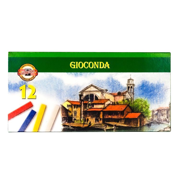 

Пастель KOH-I-NOOR масляная для художников Gioconda, твердая, набор 12 цв., Разноцветный
