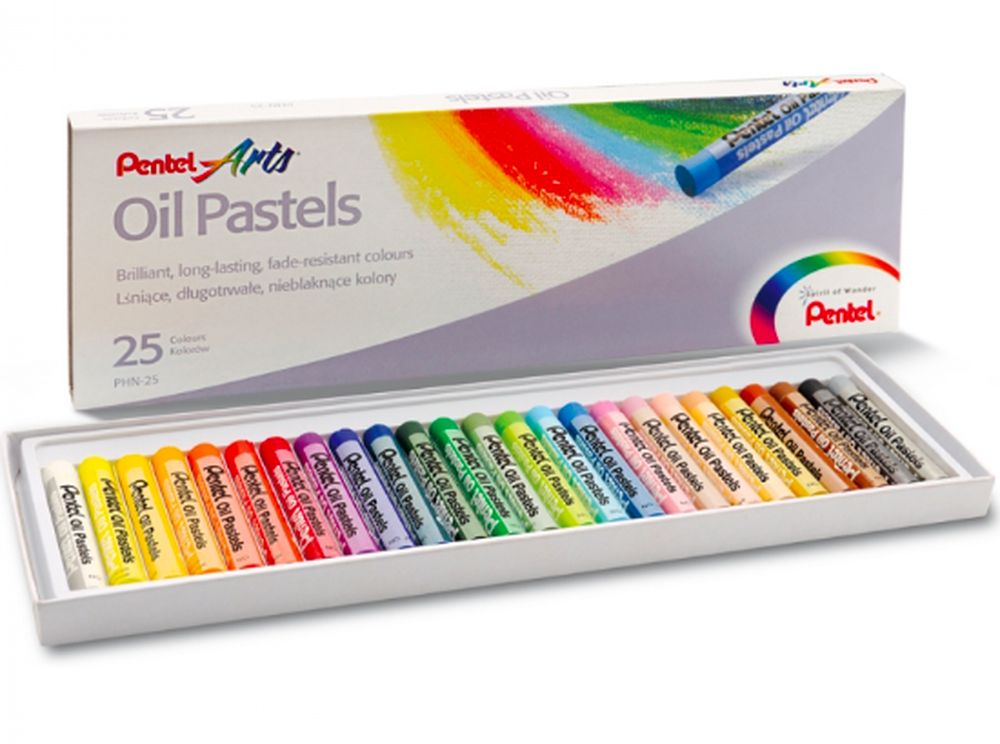 

Пастель масляная Pentel Arts Oil Pastels, 25 цв., Разноцветный