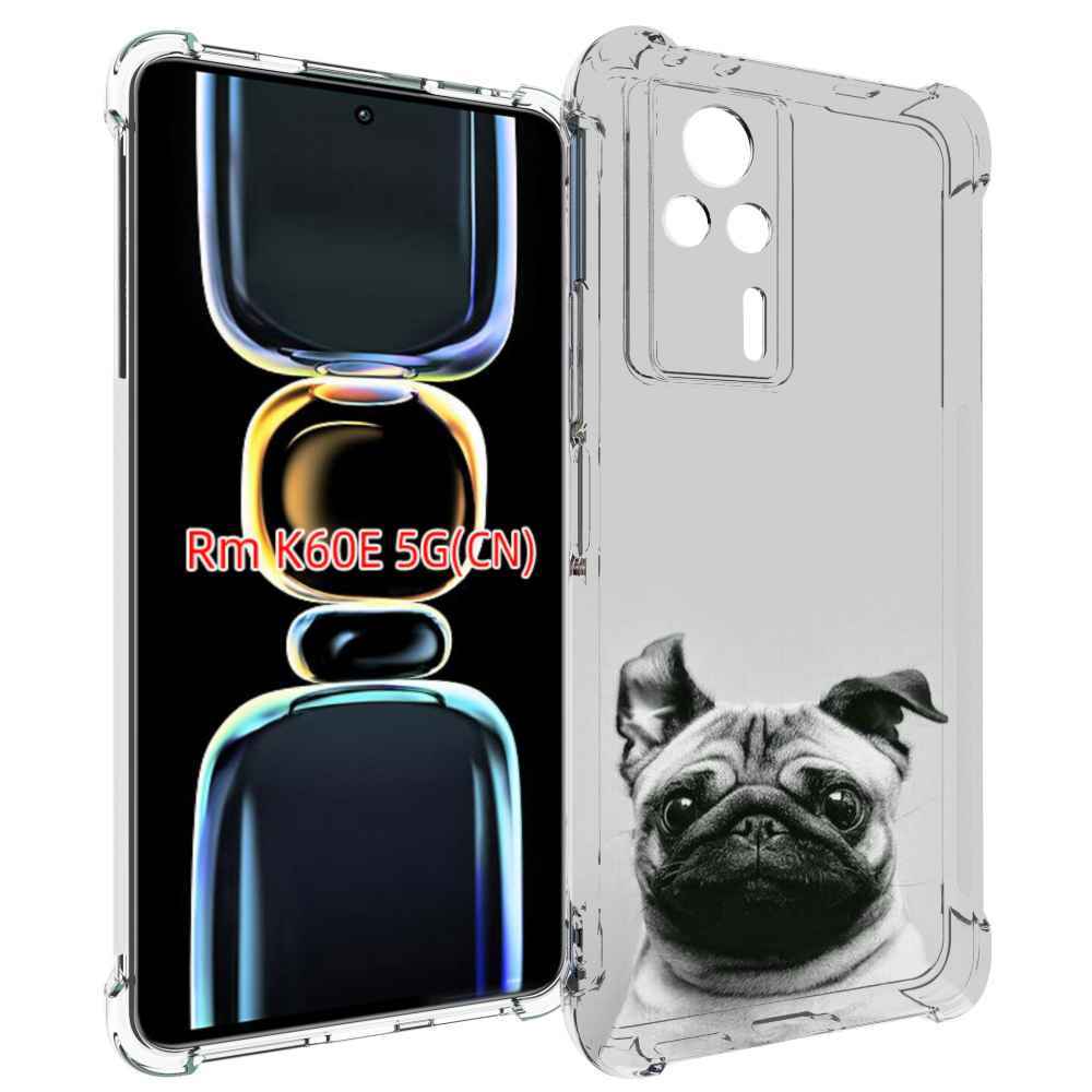

Чехол MyPads мопс для Xiaomi Redmi K60E, Tocco