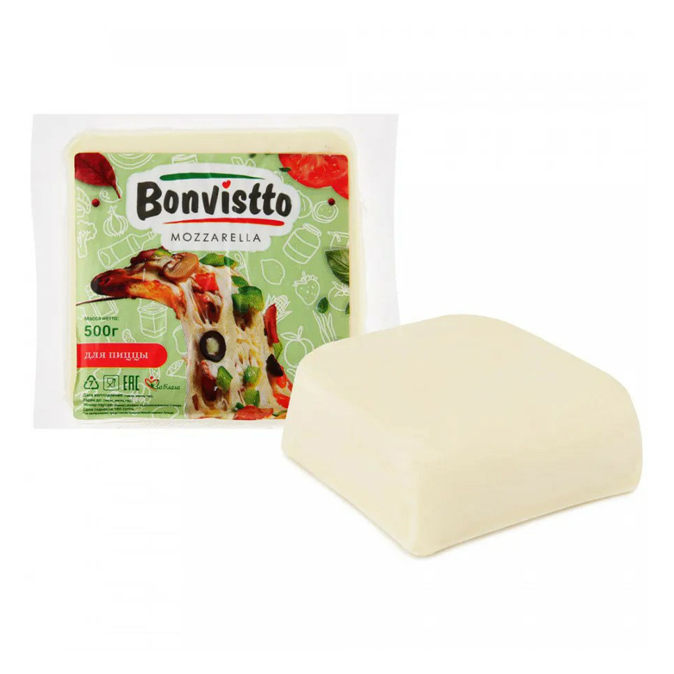 

Сыр мягкий Bonvistto Моцарелла для пиццы 40% 500 г