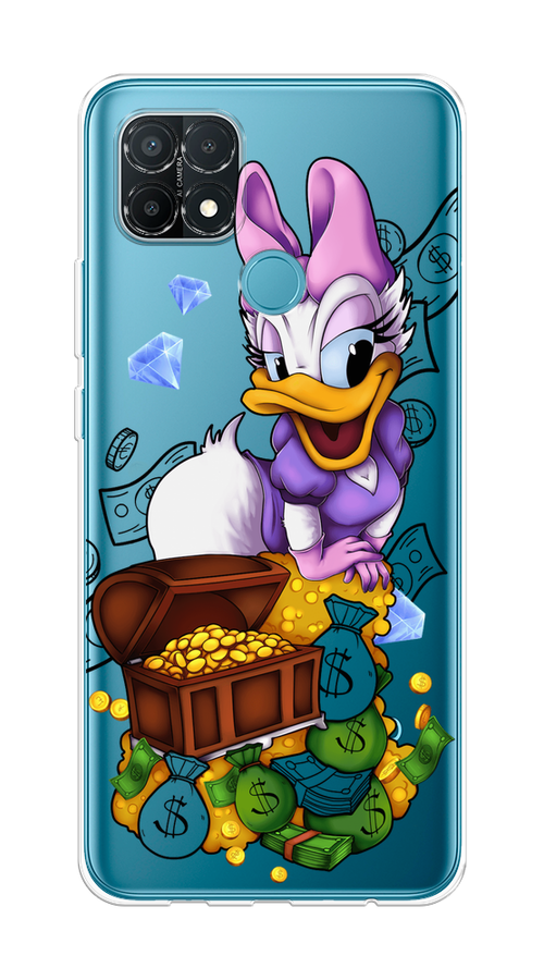 

Чехол на Oppo A15/A15s "Rich Daisy Duck", Коричневый;белый;фиолетовый, 254750-6