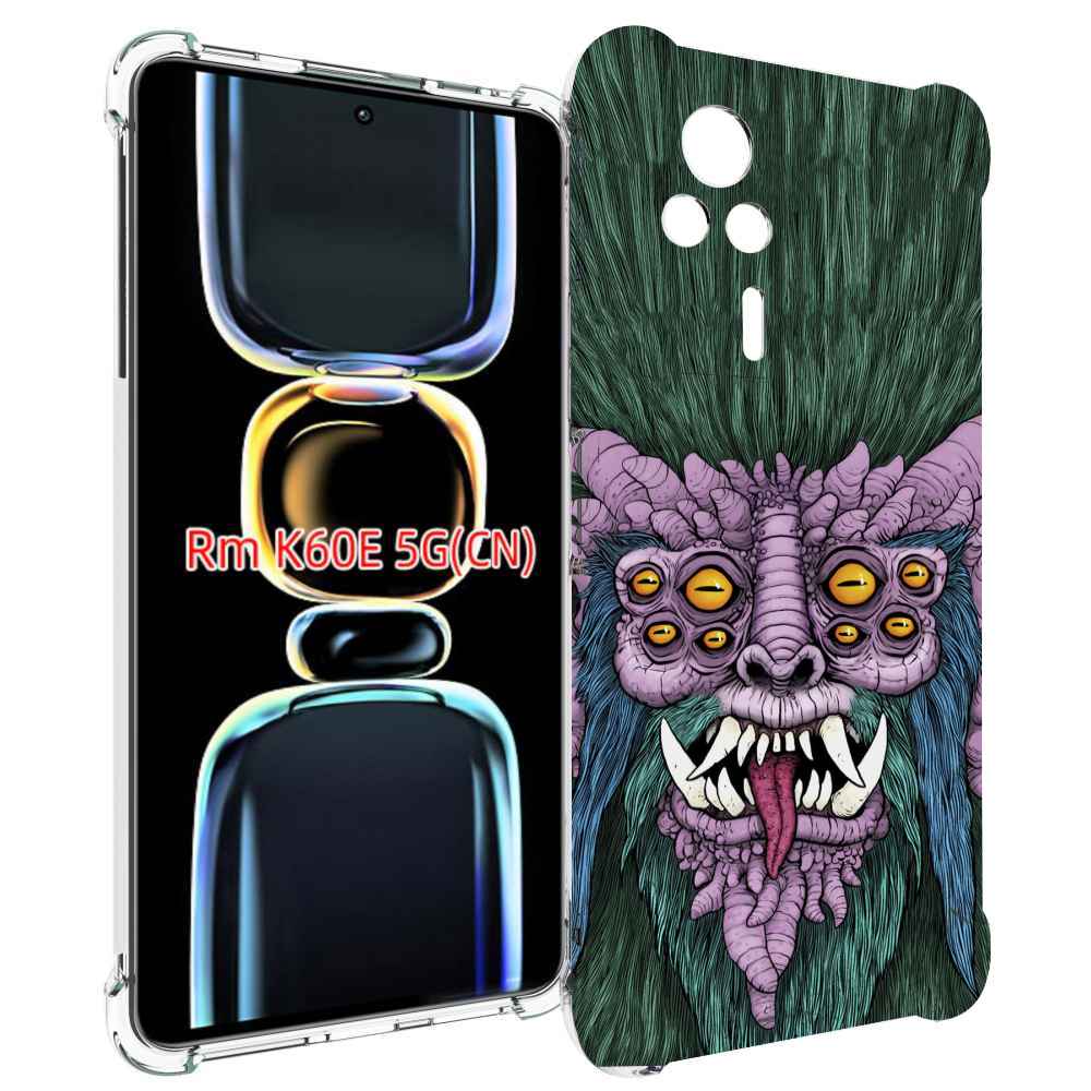 

Чехол MyPads многоглазый черт для Xiaomi Redmi K60E, Tocco