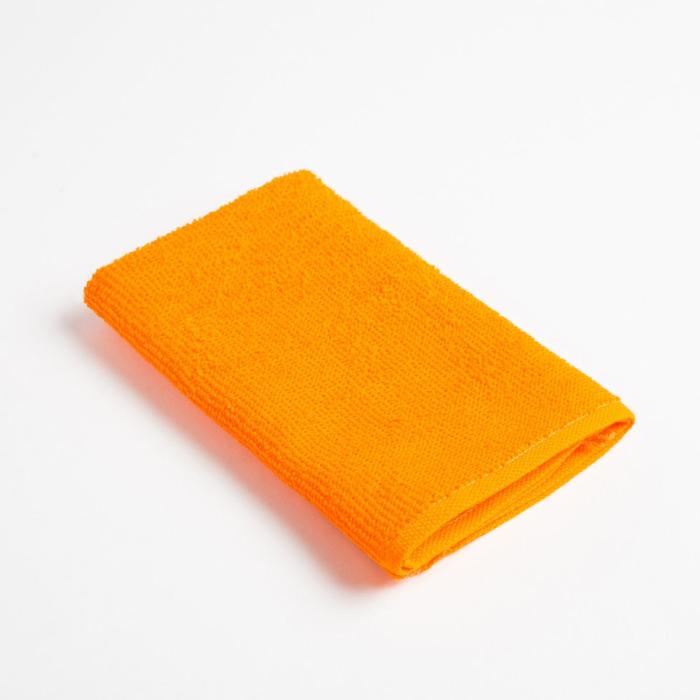 Салфетка для уборки Экономь и Я махровая универсальная, оранжевый, 6 шт