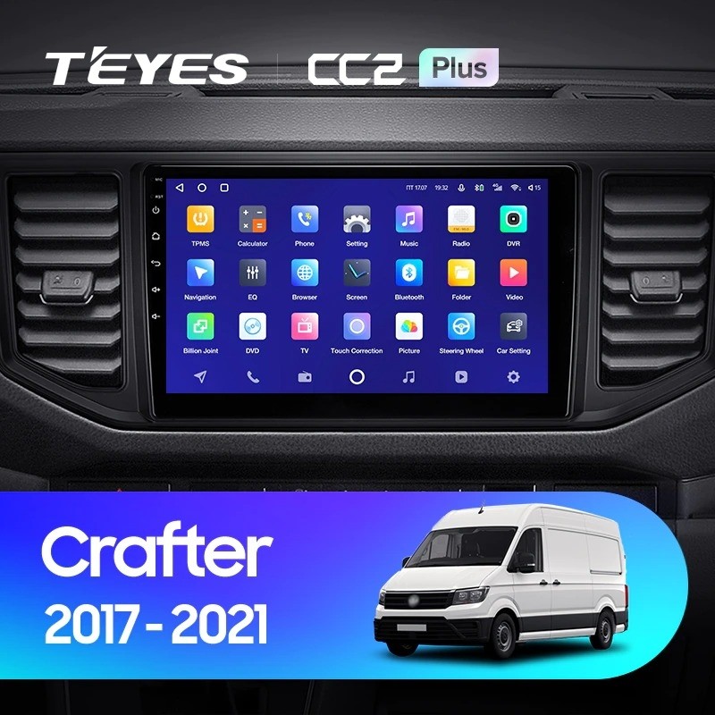 

Штатная магнитола Teyes CC2 Plus 4/32 Volkswagen Crafter (2017-2021), CC2 Plus