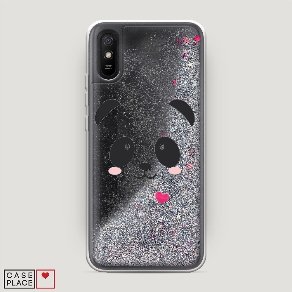 

Чехол Awog на Xiaomi Redmi 9A "Влюбленный панда контур", Разноцветный, 38991-1