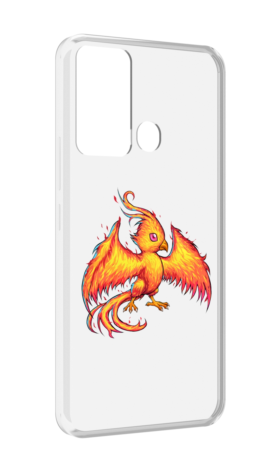 

Чехол MyPads огненная-птичка для Infinix Hot 12i, Прозрачный, Tocco