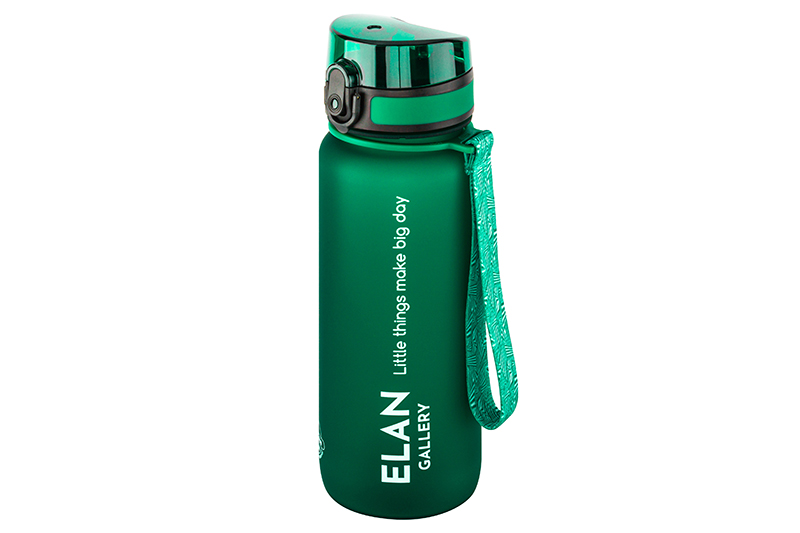 

Бутылка для воды 800 мл Elan Gallery Style Matte, темно-зеленая