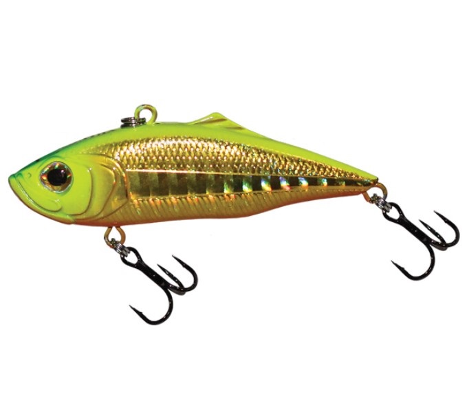 

Воблер LureMax Yojimbo VIB 60S-007-Flash Chartreuse, 14гр, Золотистый