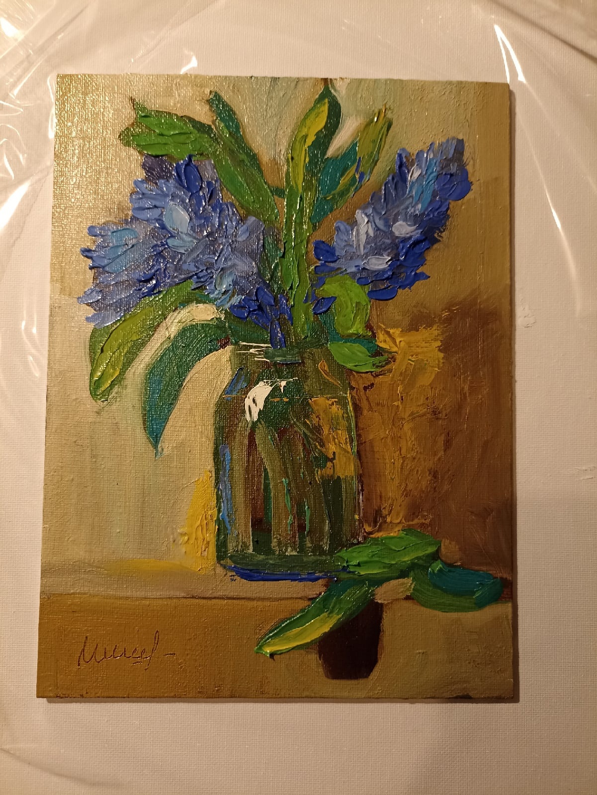 

Картина, Гиацинты , Маргарита Мишарева, 24х18 см без рамы