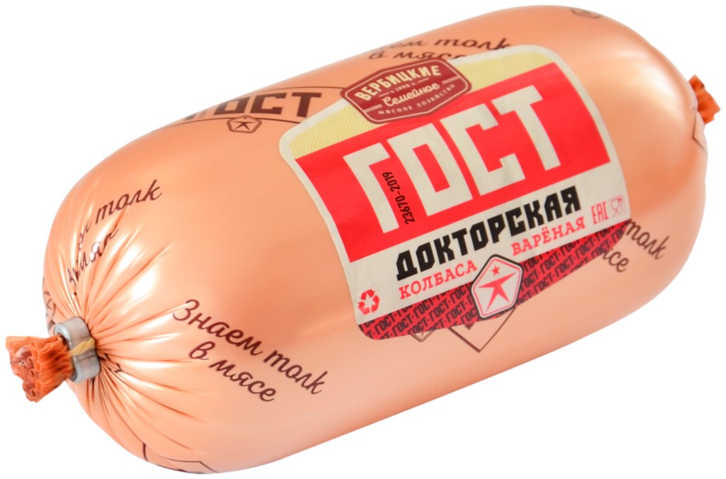

Колбаса Вербицкие Докторская вареная 400 г