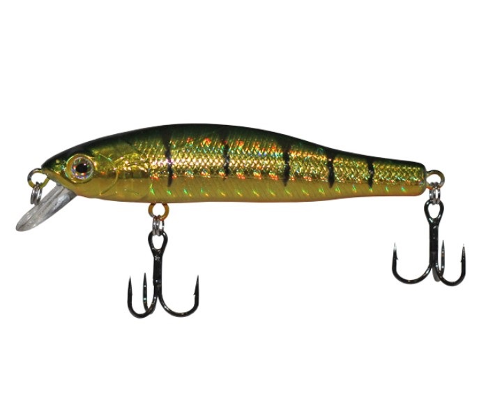 

Воблер LureMax Jet Minnow 70SF-014-Hot Perch, 6гр, Золотистый