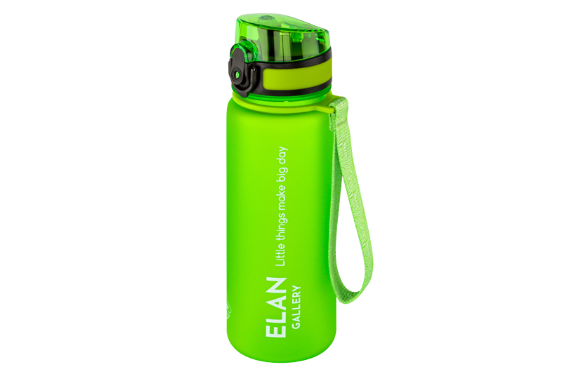 

Бутылка для воды Elan Gallery Style Matte 500 мл 6,5х6,5х23 см ярко-зеленая, Зеленый