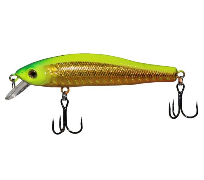 

Воблер LureMax Jet Minnow 70SF-007-Flash Chartreuse, 6гр, Золотистый;желтый