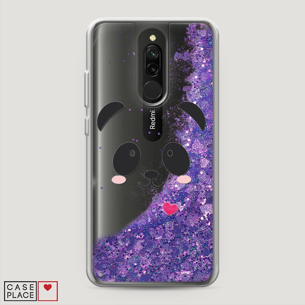 

Чехол Awog на Xiaomi Redmi 8 "Влюбленный панда контур", Разноцветный, 37192-1