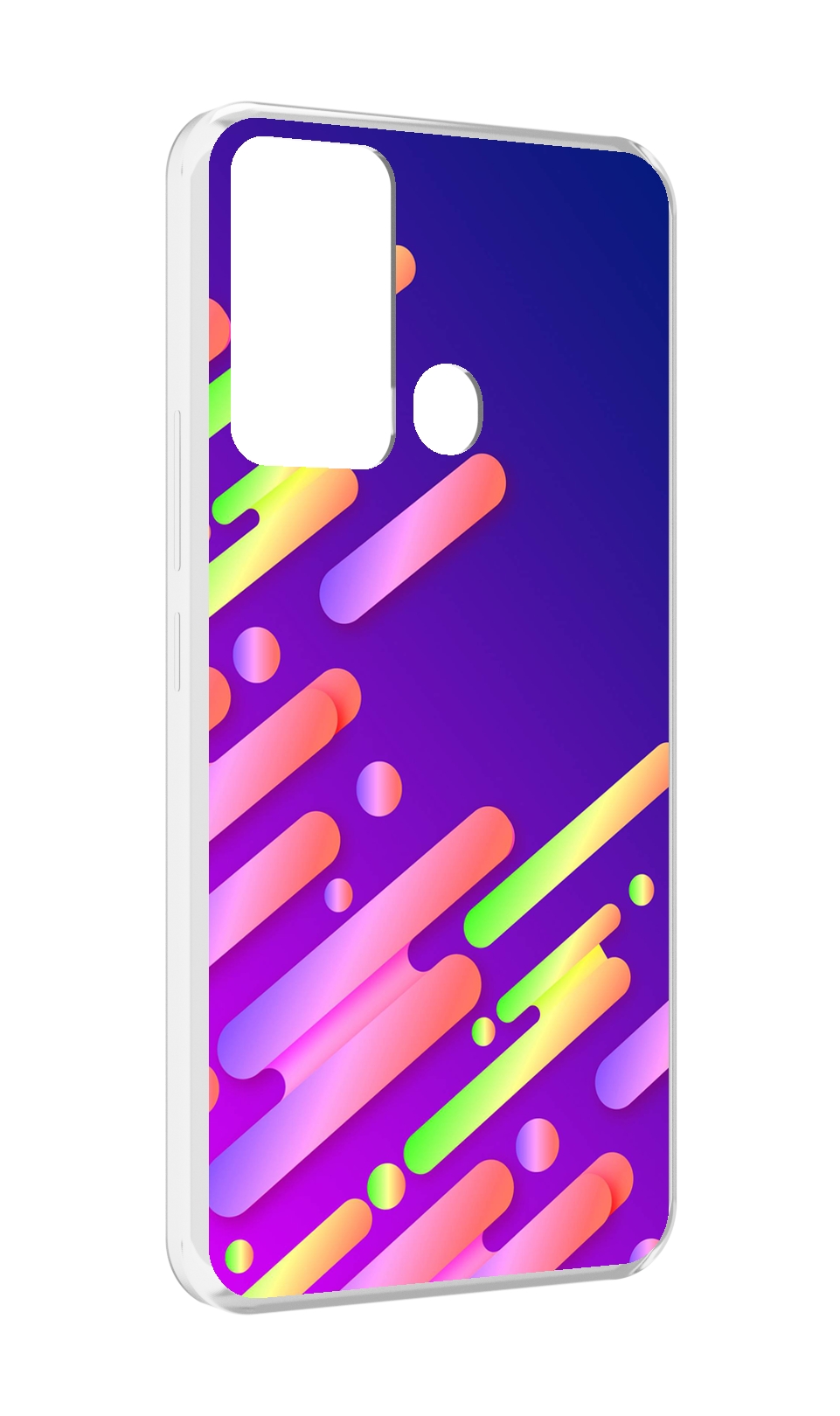 

Чехол MyPads неоновый-фон для Infinix Hot 12i, Прозрачный, Tocco