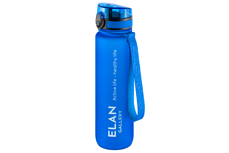 

Бутылка для воды Elan Gallery Style Matte 1000 мл 7,8х7,8х28,5 см небесная, Синий