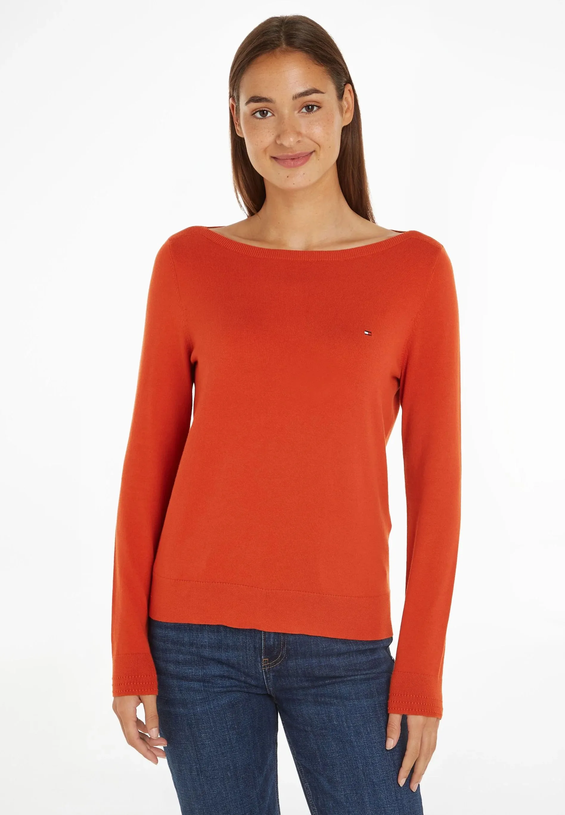 Свитер Tommy Hilfiger для женщин красный-XM0 размер L WW0WW40099 12510₽