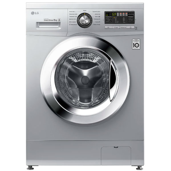

Стиральная машина LG F1296TD4 серебристый, F1296TD4