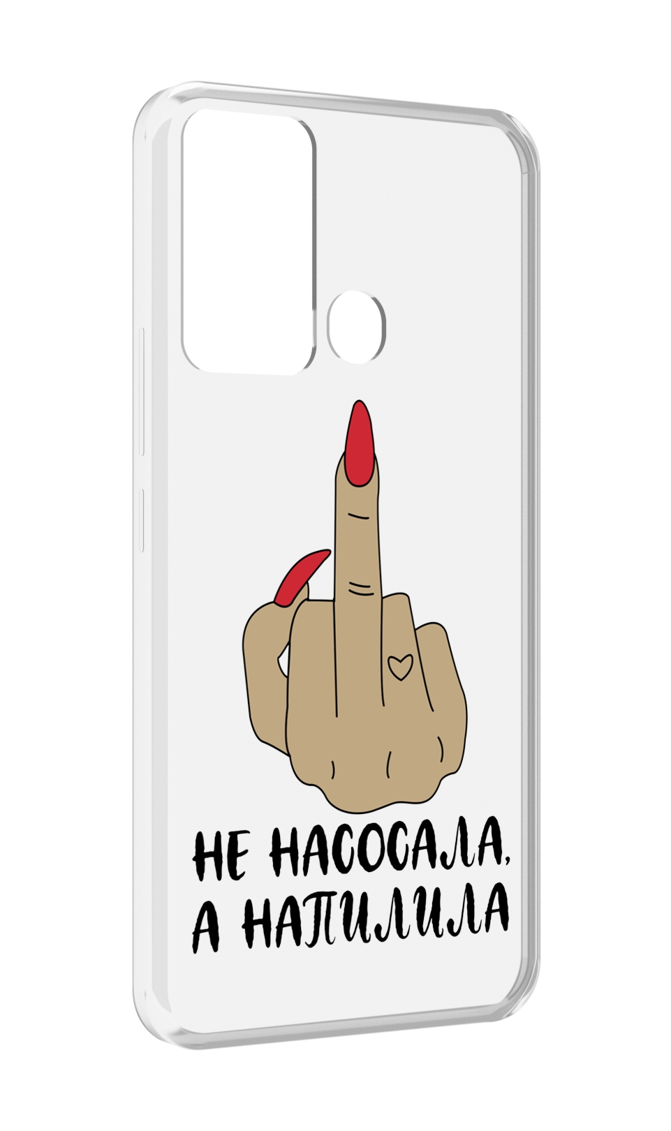 

Чехол MyPads напилила для Infinix Hot 12i, Прозрачный, Tocco