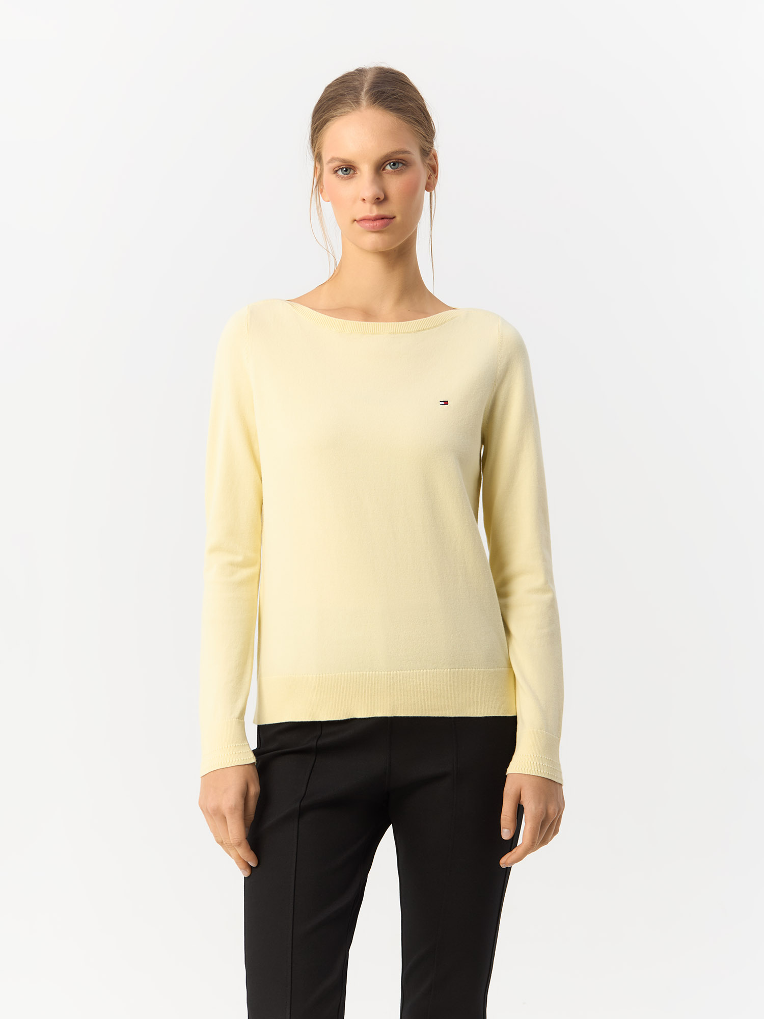 Свитер Tommy Hilfiger для женщин жёлтый-ZHO размер XL WW0WW40099 12510₽