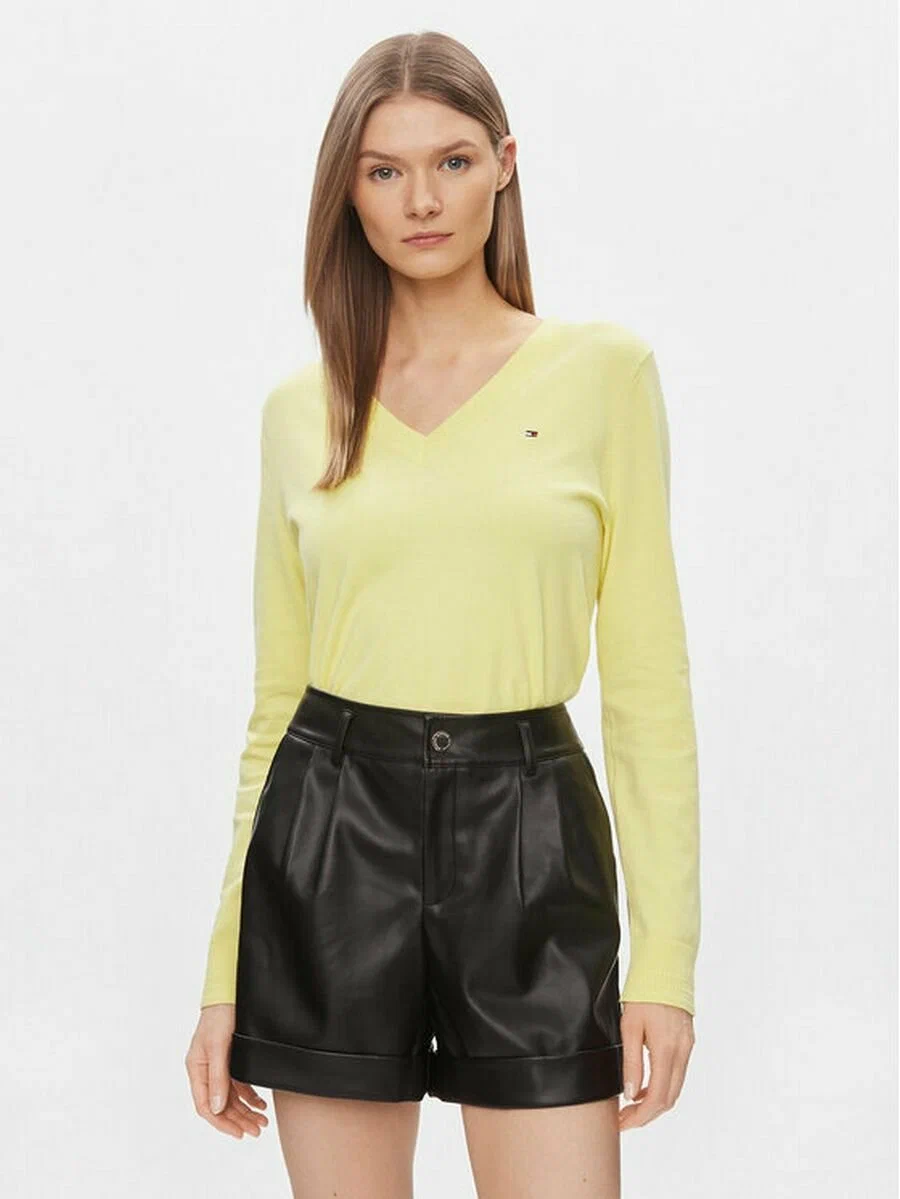 Свитер Tommy Hilfiger для женщин жёлтый-ZHO размер XL WW0WW40098 12510₽
