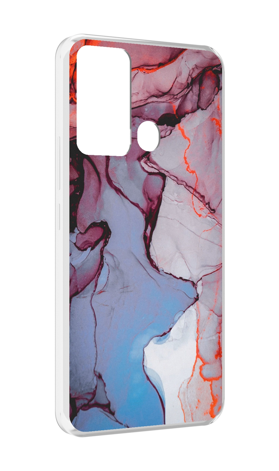 

Чехол MyPads мраморный рисунок для Infinix Hot 12i, Прозрачный, Tocco
