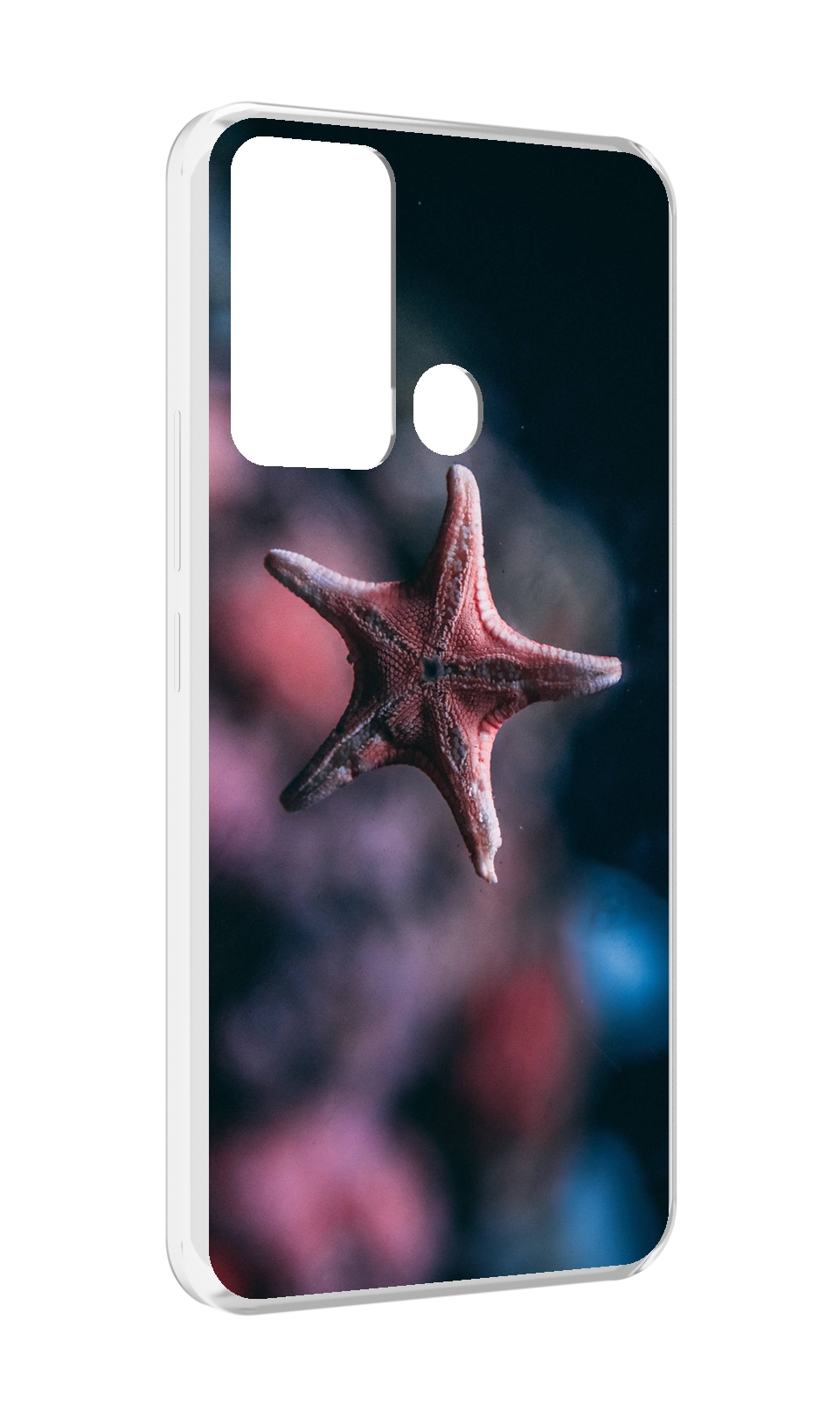 

Чехол MyPads морская-звезда---starfish для Infinix Hot 12i, Прозрачный, Tocco