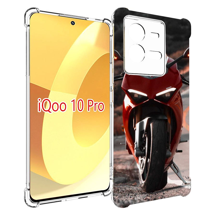 Чехол MyPads дукати мотоцикл для Vivo iQOO 10 Pro