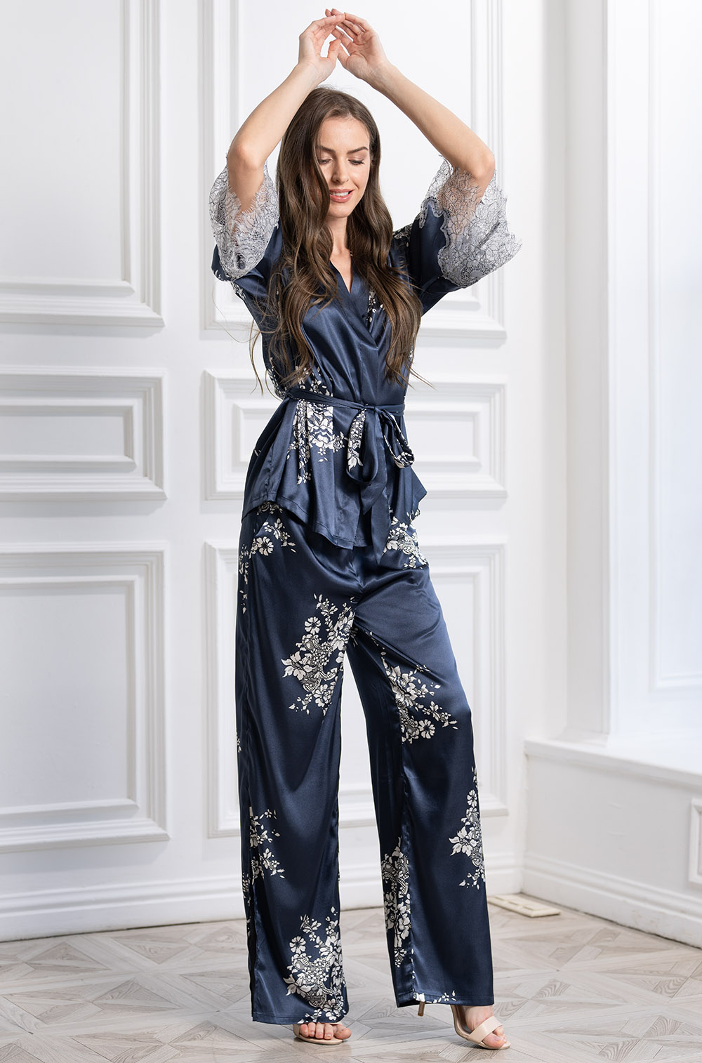 

Пижама женская Mia-Amore Alexandria 3568 синяя XL, Синий, Alexandria 3568