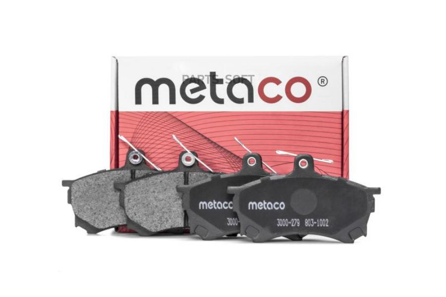 

Колодки тормозные передние к-кт Mitsubishi Carisma (DA) (1995-1999) METACO, 3000279