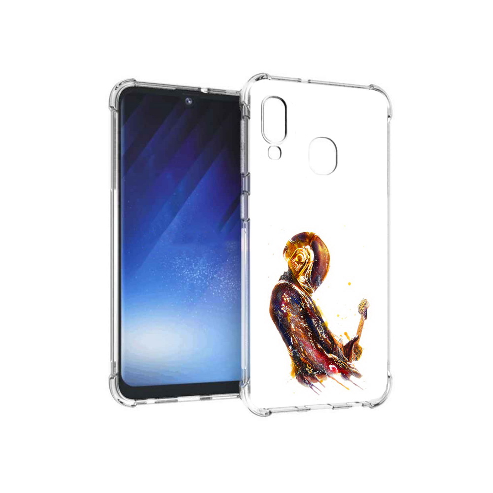 

Чехол MyPads Tocco для Samsung Galaxy A20e космо-музыкант (PT133424.505.393), Прозрачный, Tocco