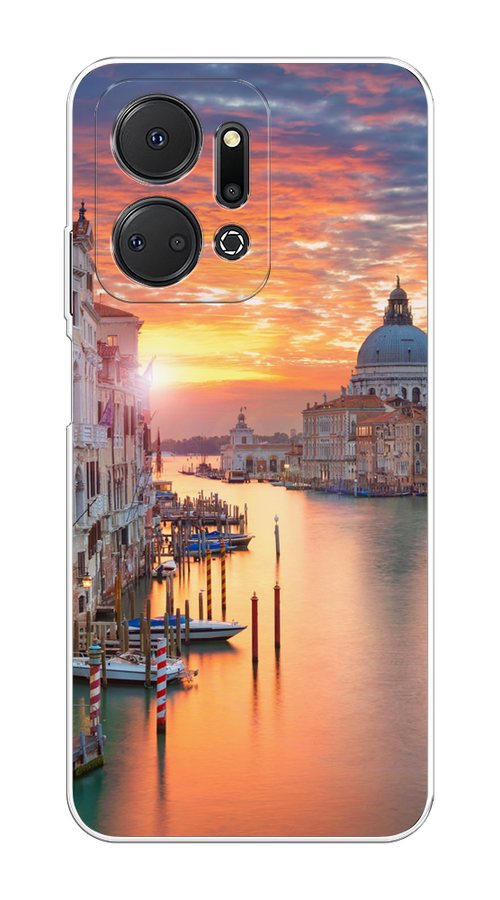 

Чехол на Honor X7A "Восход 11", Розовый;оранжевый, 6120650-2