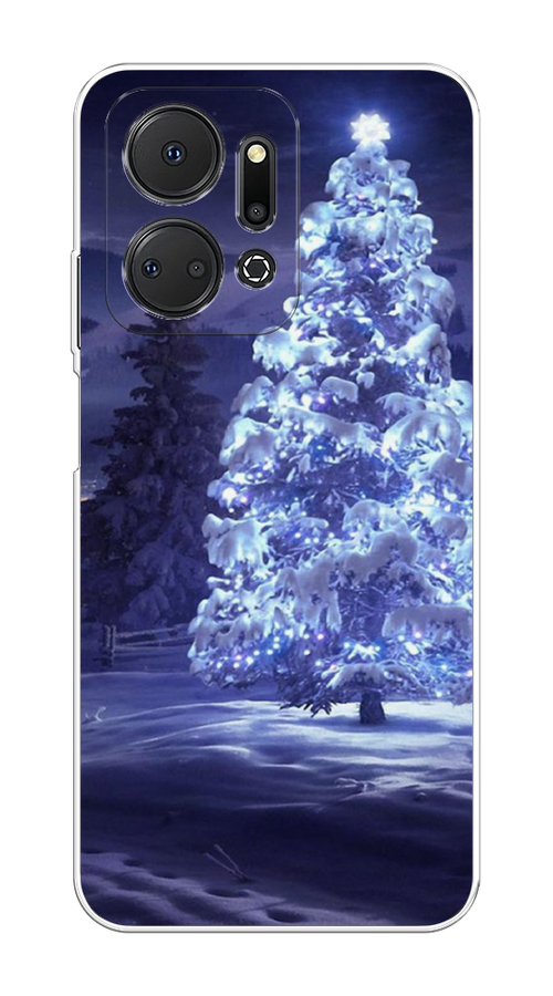 

Чехол на Honor X7A "Зима 4", Синий;черный;белый, 6120650-2