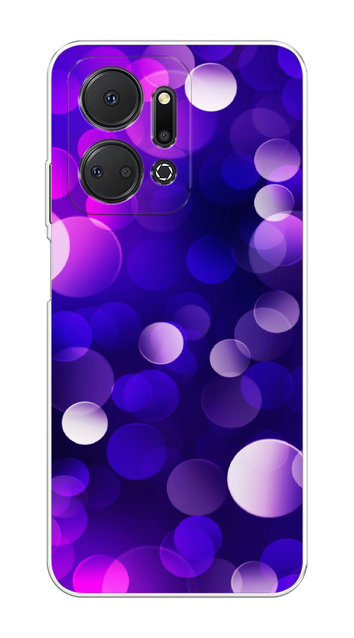 

Чехол на Honor X7A "Абстракция 27", Фиолетовый, 6120650-3