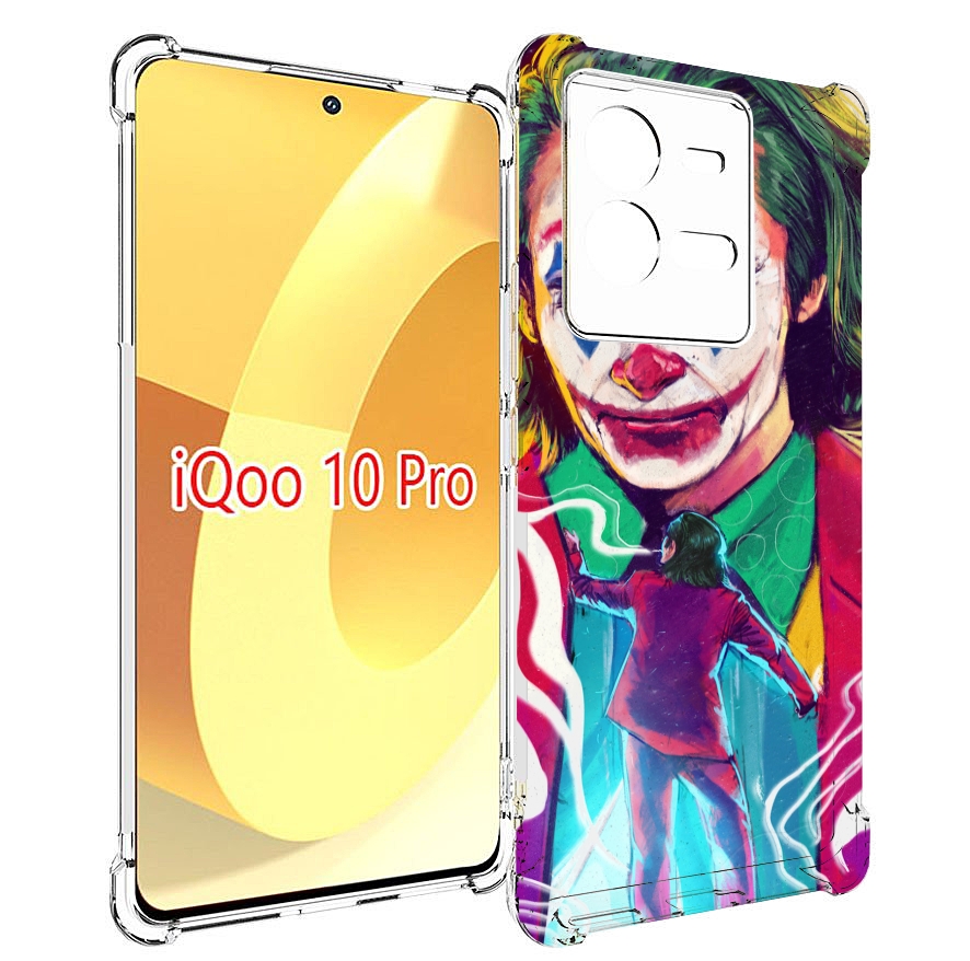 

Чехол MyPads джокер-у-джокера для Vivo iQOO 10 Pro, Прозрачный, Tocco