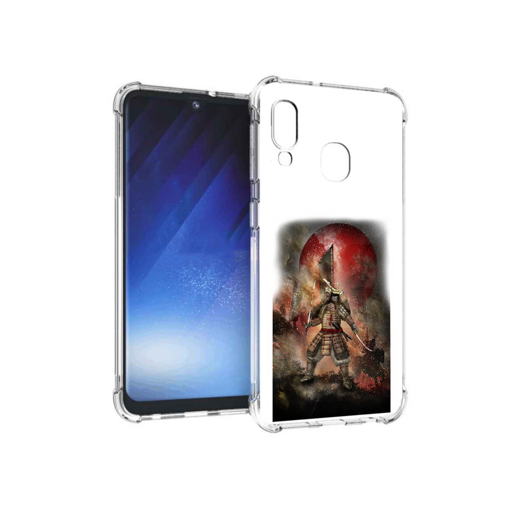 

Чехол MyPads Tocco для Samsung Galaxy A20e китайскийвоин (PT133424.505.388), Прозрачный, Tocco