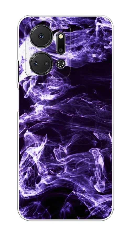 

Чехол на Honor X7A "Фиолетовый дым", Фиолетовый;белый;черный, 6120650-3