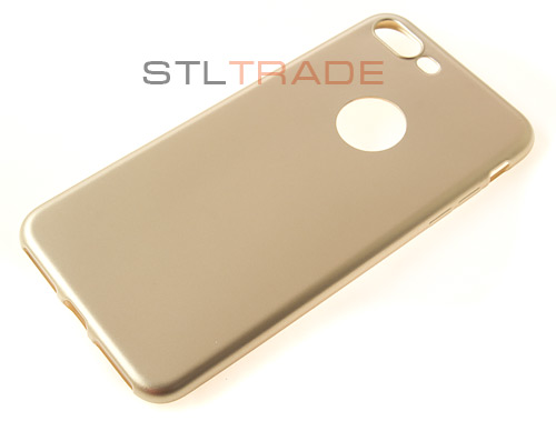 

Силиконовый чехол TPU Case Металлик для iPhone 7+ золото, Золотистый