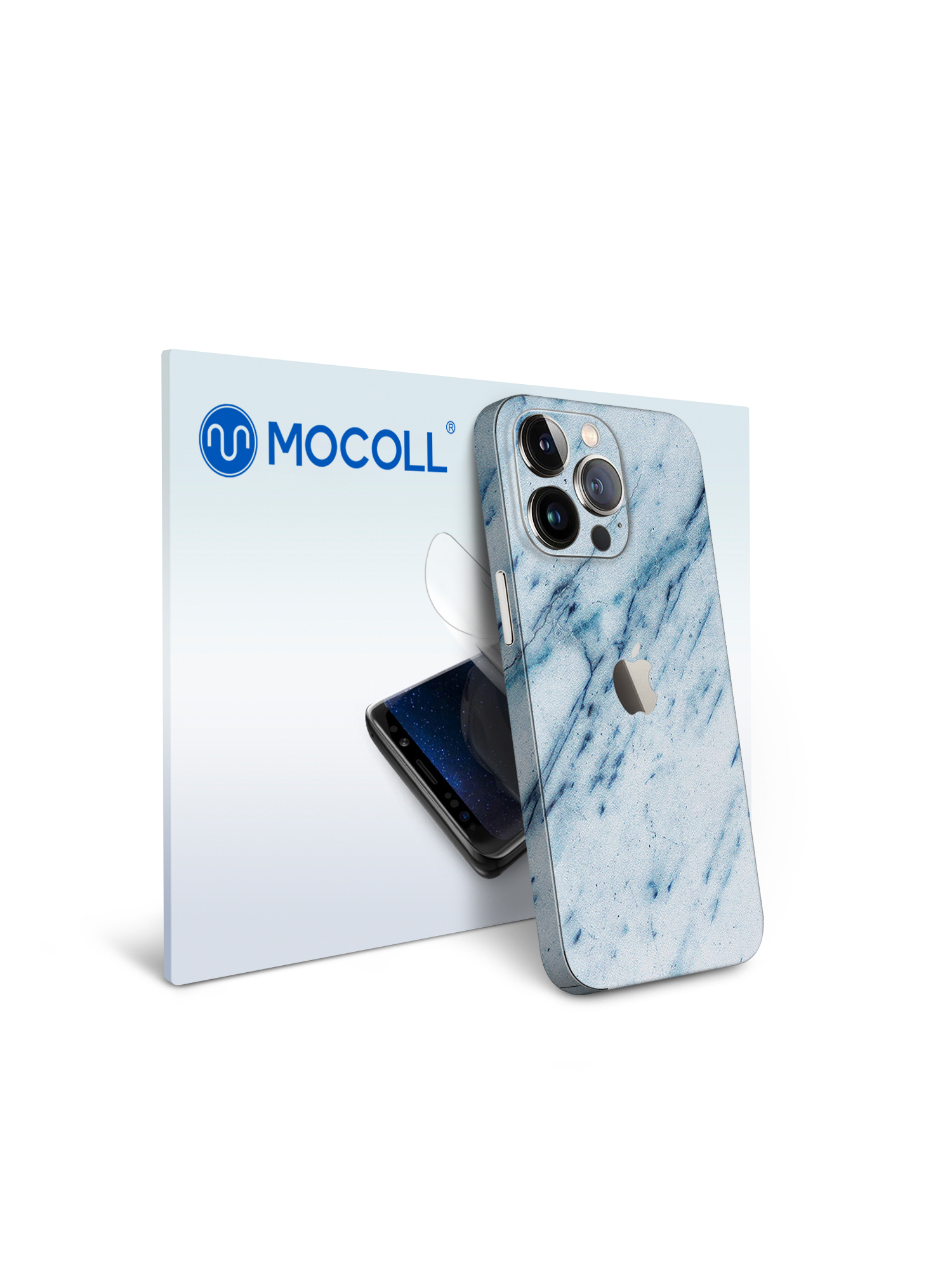 

Гидрогелевая защитная пленка MOCOLL для задней панели Apple iPhone 13 Pro Мрамор